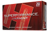 Hornady Superformance Varmint, 223 Rem, 35 Grain, NTX, Lead Free, 20 Round Box 83266