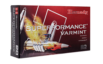 Hornady Superformance Varmint, 243 Win, 75 Grain, V-Max, 20 Round Box 83433