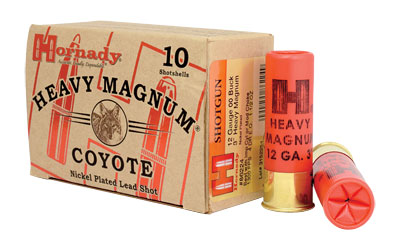 Hornady Coyote, 12 Gauge, 3" Chamber, 00 Buck, 10 Round Box 86224