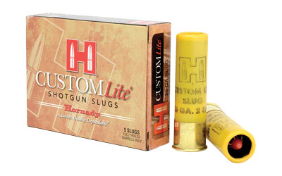 Hornady Custom Lite, 20Ga 2.75", 250 Grain, Sabot Slug, 5 Round Box 86233