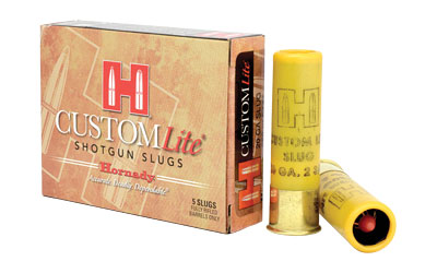 Hornady Custom Lite, 20Ga 2.75", 250 Grain, Sabot Slug, 5 Round Box 86233
