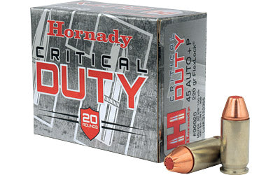 Hornady Critical Duty, 45ACP, 220 Grain, Hollow Point, 20 Round Box 90926