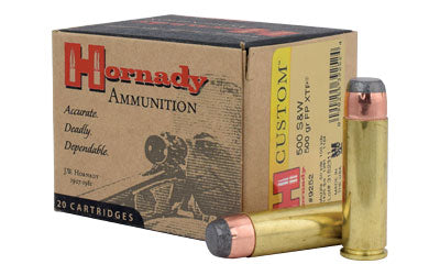 Hornady Custom, 500 S&W, 500 Grain, XTP, 20 Round Box 9252