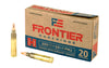 Frontier Cartridge Lake City, 223 Rem, 55 Grain, Full Metal Jacket, 20 Round Box FR100