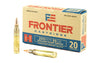 Frontier Cartridge Lake City, 223 Rem, 55 Grain, Hollow Point Match, 20 Round Box FR140