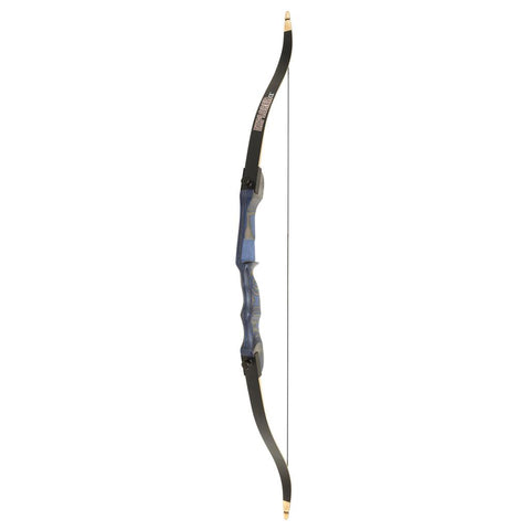 October Mountain Explorer CE Recurve Bow Blue 54 in. 20 lbs. RH