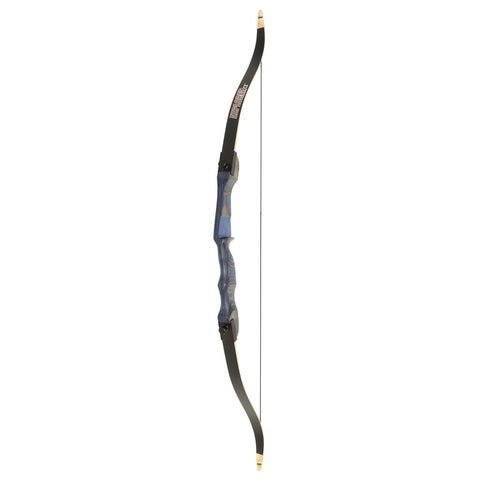 October Mountain Explorer CE Recurve Bow Blue 54 in. 25 lbs. LH