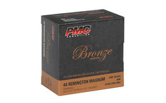 PMC Bronze, 44 Mag, 180 Grain, Jacketed Hollow Point, 25 Round Box 44B
