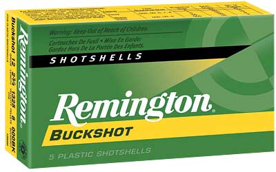 Remington Express, 12 Gauge, 2.75", 000 Buck, 3 Dram, Buckshot, 10 Pellets, 5 Round Box 20406