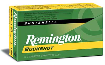 Remington Express, 12 Gauge, 2.75", 00 Buck, 4 Dram, Buckshot, 9 Pellets, 5 Round Box 20620