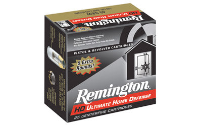 Remington Ultimate Defense, 380ACP, 102 Grain, Brass Jacketed Hollow Point, 20 Round Box 28937
