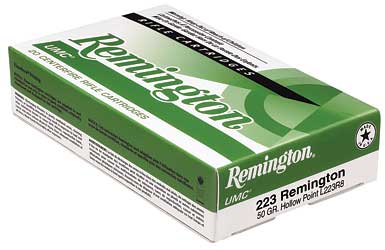 Remington UMC, 223REM, 50 Grain, Hollow Point, 20 Round Box 23812
