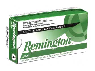 Remington UMC, 9MM, 115 Grain, Full Metal Jacket, 50 Round Box 23728