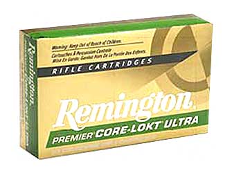 Remington Core Lokt, 300 Remington Short Action Ultra Mag, 165 Grain, Pointed Soft Point, 20 Round Box 27954