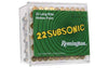 Remington Subsonic, 22LR, 38 Grain, Hollow Point 21141 - Remington - View 1