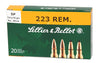 Sellier & Bellot Rifle, 223 Rem, 55 Grain, Soft Point, 20 Round Box SB223B