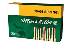 Sellier & Bellot Rifle, 30-06, 180 Grain, Full Metal Jacket, 20 Round Box SB3006A