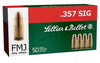 Sellier & Bellot Pistol, 357SIG, 140 Grain, Full Metal Jacket, 50 Round Box SB357SIG