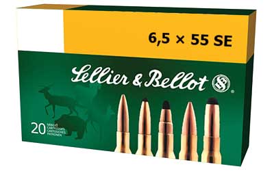 Sellier & Bellot Rifle, 6.5X55 Swedish, 131 Grain, Soft Point, 20 Round Box SB6555A