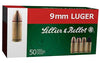 Sellier & Bellot Pistol, 9MM, 124 Grain, Full Metal Jacket, 50 Round Box SB9B - Sellier & Bellot - View 1