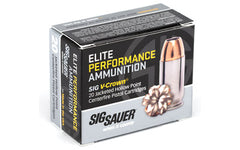 Sig Sauer Elite Performance V-Crown, 9MM, 147 Grain, Jacketed Hollow Point, 20 Round Box E9MMA3-20