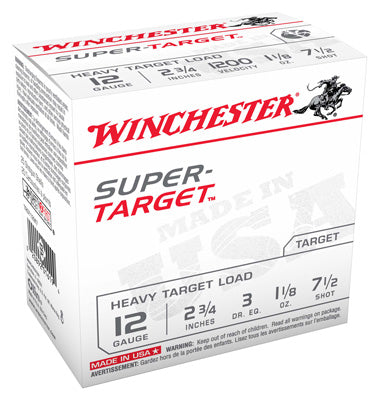 Winchester Ammo Super Target 12Ga. 1200fps. 1-1/8oz. #7.5 25-Pack