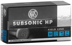 RWS/Umarex 22LR, 40 Grain, Hollow Point, Subsonic, 50 Round Box 2132664