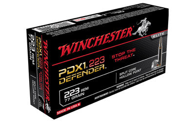 Winchester Supreme Elite, 223REM, 77 Grain, PDX1, Hollow Point, 20 Round Box S223RPDB2
