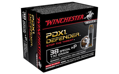 Winchester Supreme Elite, 38 Special, +P 130 Grain, PDX1, 20 Round Box S38PDB