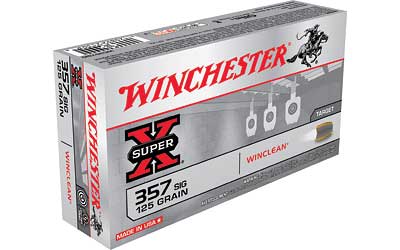 Winchester USA, 357SIG, 125 Grain, Brass Enclosed Base Clean, 50 Round Box WC357SIG
