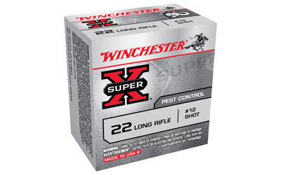 Winchester Super-X, 22LR, #12 Shot, 50 Round Box X22LRS