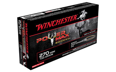 Winchester Super-X, 270WIN, 130 Grain, Power Max Bonded, 20 Round Box X2705BP