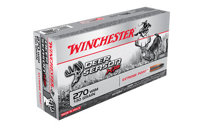 Winchester Deer Season, 270 WSM, 130 Grain, Extreme Point Polymer Tip, 20 Round Box X270SDS