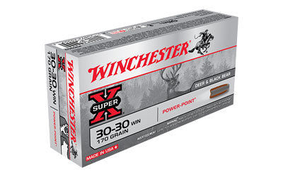 Winchester Super-X, 30-30, 170 Grain, Power Point, 20 Round Box X30303