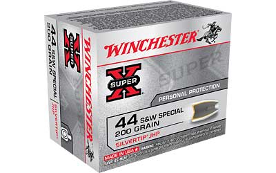 Winchester Super-X, 44 Special, 210 Grain, Silvertip Hollow Point, 20 Round Box X44STHPS2