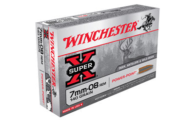7mm-08 Rem Ammo - Winchester Ammo Super-X Power Point Winchester Super-X Power Point Ammo