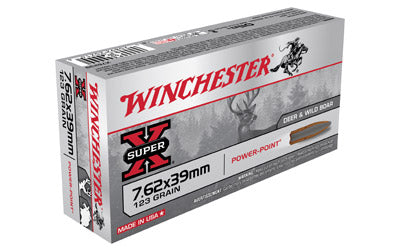 Winchester Super-X, 762x39, 123 Grain, Soft Point, 20 Round Box X76239