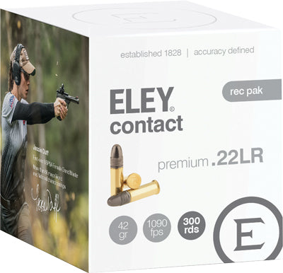 Eley Contact 22LR 300Rd Rec Pack Subsonic 42gr. Round Nose