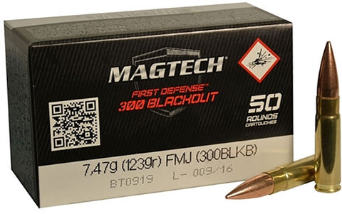 Magtech Ammo .300Aac Blackout 123gr. FMJ 50-Pack