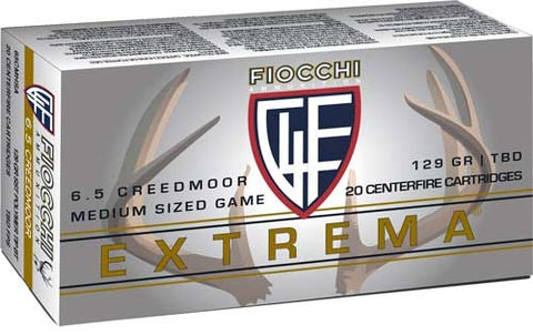 Fiocchi 6.5 Creedmoor 129Gr. Sst 20-Pack 65Cmhsa
