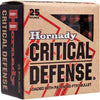 Hornady Ammo Critical Defense .32Naa 80gr. FTX 25-Pack