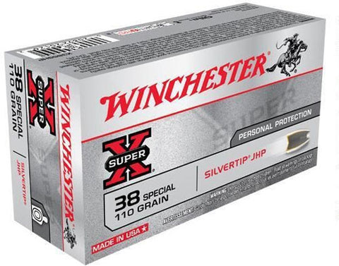 Win 38 Special   110 Gr Silvertip Jhp 50-Pack < X38S9Hp