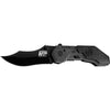Smith & Wesson Military Police Ma Black Scooped Blk DP Knife