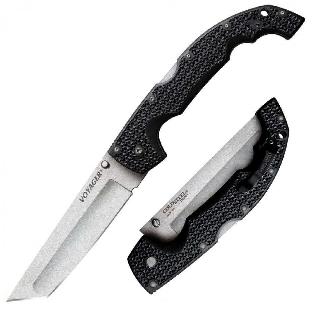 Cold Steel Voyager XL 5.5 in Tanto Plain Black GFN Handle