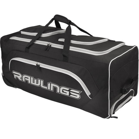 Rawlings Wheeled Catcher's Bag - Black