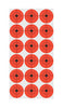 BW Casey Target Spots 1 inch 10 Sheet Pack 360 Targets